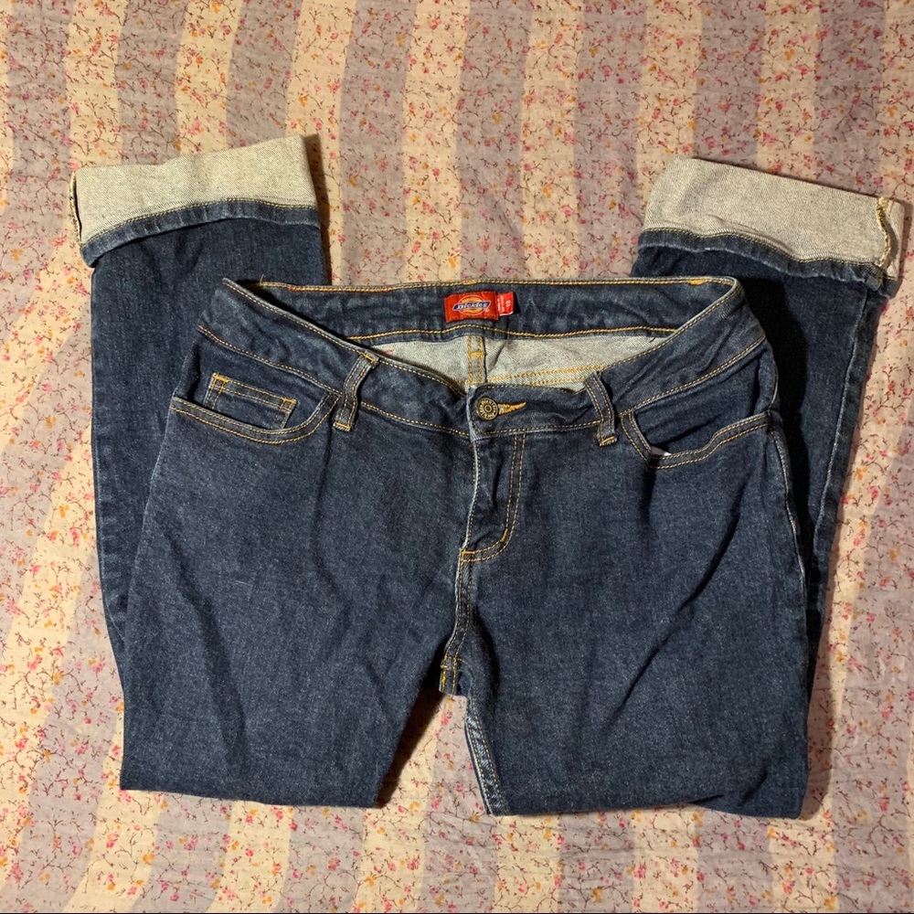 Juniors Misses Dickies Ankle Skinny Jeans